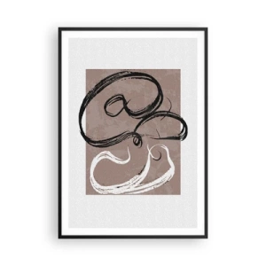 Plakát v černém rámu - Kompozice – hledání úplnosti - 70x100 cm